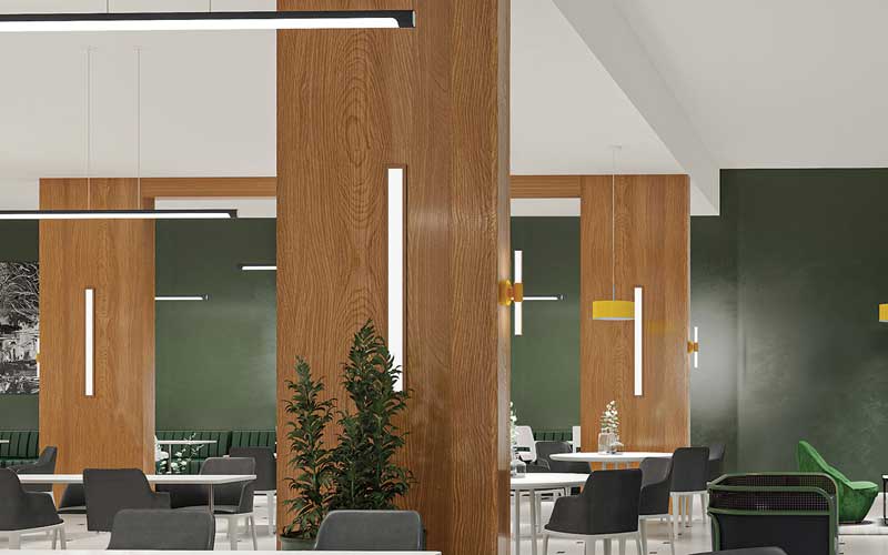 Liner-light-v2 Liner light v2 4 چراغ آویز خطی مستطیلی با ابعاد 100 × 18 × 9 سانتیمتر، مجهز به سیستم روشنایی SMD باکیفیت سامسونگ است که عملکرد نوری قدرتمند و مصرف انرژی بهینه را تضمین میکند. توان نوری بالا در کنار قابلیت تنظیم شدت روشنایی و تغییر دمای نور (از نور گرم تا سرد)، این محصول را کاملاً قابل شخصیسازی برای کاربردهای مختلف میسازد. ولتاژ ورودی آن با برق شهری استاندارد (۲۲۰–۲۴۰ ولت) سازگار است و مجهز به درایور داخلی یا خارجی با راندمان بالا و ضریب توان مناسب (PF > 0.9) میباشد. سیستم کنترل از راه دور، امکان تنظیمات آسان بدون نیاز به نصب کلید فیزیکی را فراهم کرده، و عملکردی دقیق و هوشمند را در اختیار کاربر قرار میدهد. بدنهی فلزی مقاوم با طراحی مدرن، ظاهر شیک محصول را با استحکام بالا همراه کرده و دیفیوزر باکیفیت نور یکنواخت و چشمنواز را در فضا منتشر میکند. وزن تقریبی ۷.۵ کیلوگرم نشاندهنده ساختار مستحکم و پایدار آن است، در حالیکه قابلیت تنظیم ارتفاع، نصب دقیق در ارتفاع دلخواه را ممکن میسازد. طول عمر بالا، سیستم محافظت در برابر نوسانات برق، و گارانتی ۴ ساله، این چراغ را به گزینهای مطمئن و طولانیمدت برای فضاهای خانگی، اداری و تجاری تبدیل کردهاند. بررسی تخصصی این محصول نشان میدهد که با ترکیب طراحی زیبا، عملکرد فنی قوی و امکانات هوشمند، یکی از کاملترین گزینهها در دسته روشنایی آویز خطی محسوب میشود. 4