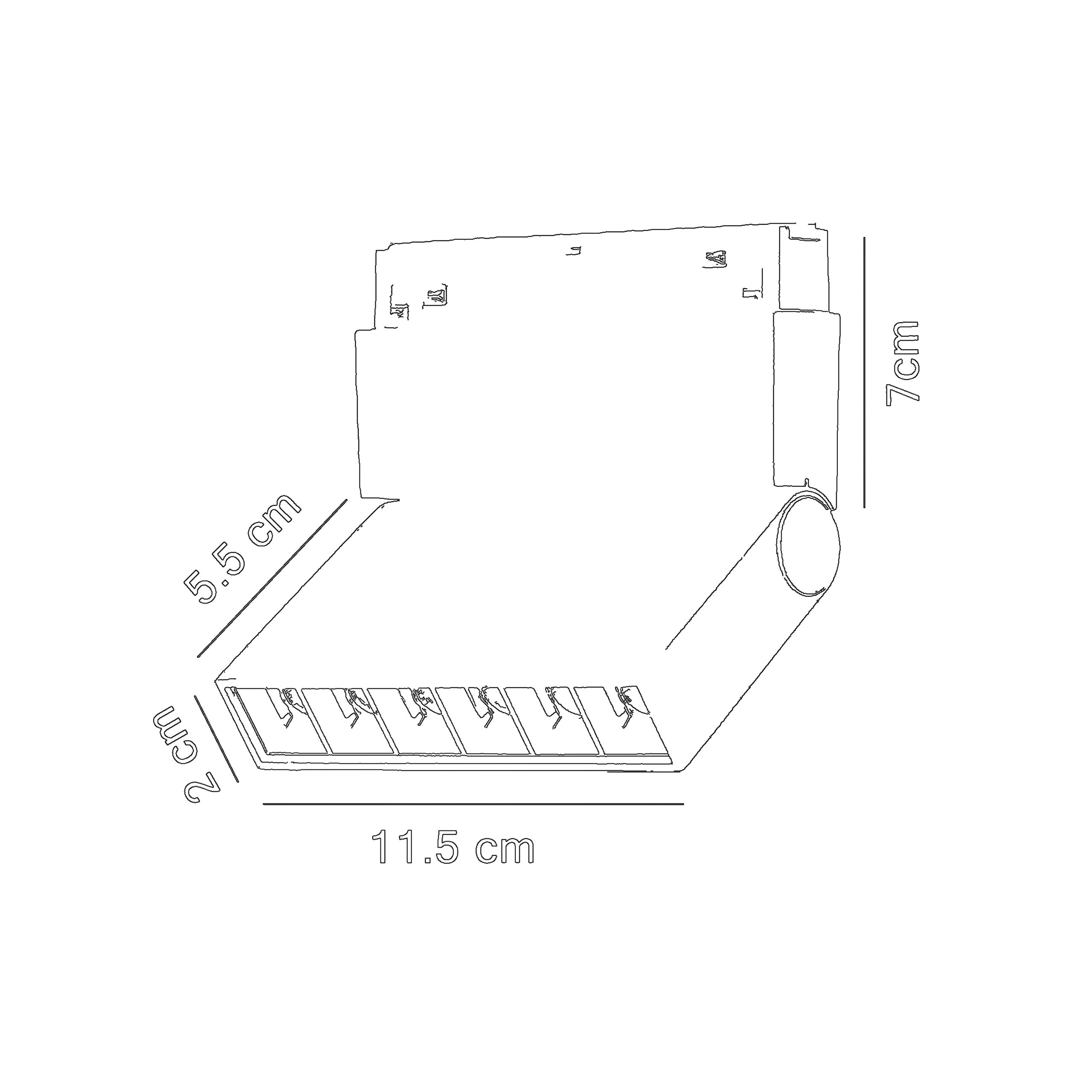 چراغ مگنتی لنزدار کتابی