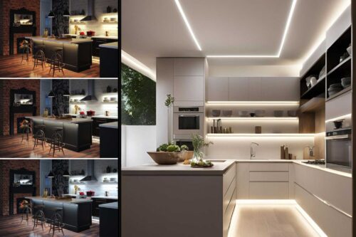 how-to-choose-the-best-light-strip-for-the-kitchen-04jpg چراغ خطی آشپزخانه