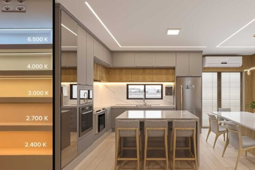 how-to-choose-the-best-light-strip-for-the-kitchen-05jpg نورپردازی سقفی