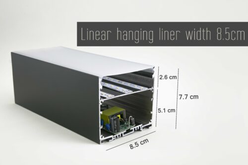 linear-pendant-light-profile-width-8-5-02 لاینر آویز خطی