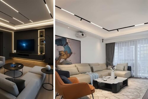 reception-ceiling-light-line-complete-guide-05 لاین نوری سقف