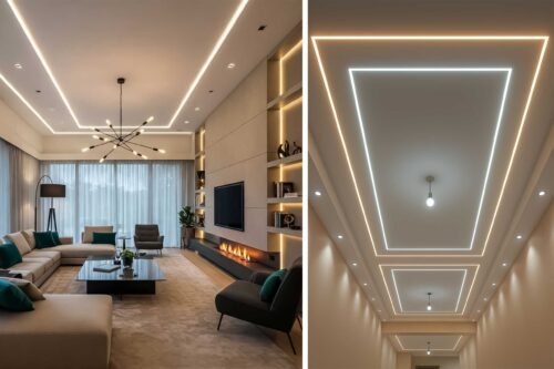 reception-ceiling-light-line-complete-guide-06 لاین نوری سقف