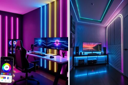 rgb-lighting-gaming-room-design-with-light-lines-04 نورپردازی اتاق گیمینگ