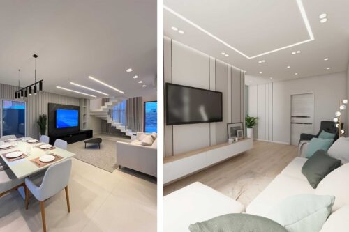 ceiling-halogen-and-ceiling-light-with-light-line-06 چراغ خطی