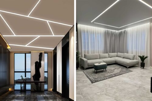 3 نورپردازی سقف نورپردازی سقف,نور خطی سقف,نورپردازی داخلی,چراغ توکار سقفی,نور خطی نورپردازی سقف یکی از مهمترین عناصر طراحی داخلی است که ترکیبی از زیباییشناسی، عملکرد و تجربه بصری را ارائه میدهد. یک طراحی اصولی نور سقف نه تنها نور کافی برای فعالیتهای روزمره فراهم میکند، بلکه میتواند فضای شما را بزرگتر، روشنتر و جذابتر نشان دهد. از دیدگاه یک کارشناس فنی، نور سقف امروزه فراتر از روشنایی صرف است و به عنصری استراتژیک برای ایجاد هارمونی فضا، تاکید بر جزئیات معماری و تجربه بصری دلنشین تبدیل شده است. چراغ توکار سقفی
