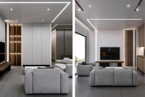 ceiling-lighting-without-a-canopy-07 لاین نوری